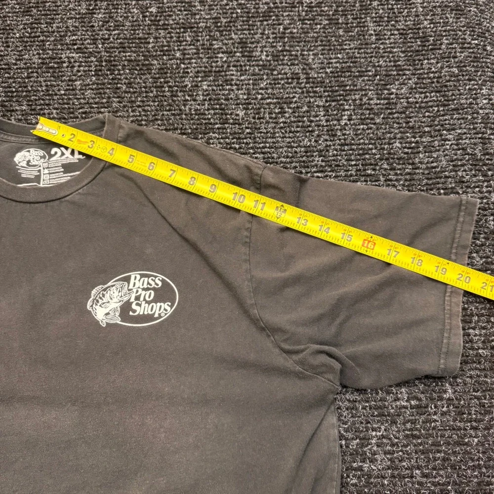 Bass Pro Shops Mens 2XL Black Gun Safety Rule 1 2nd Amendment Graphic T-Shirt - Picture 4 of 11